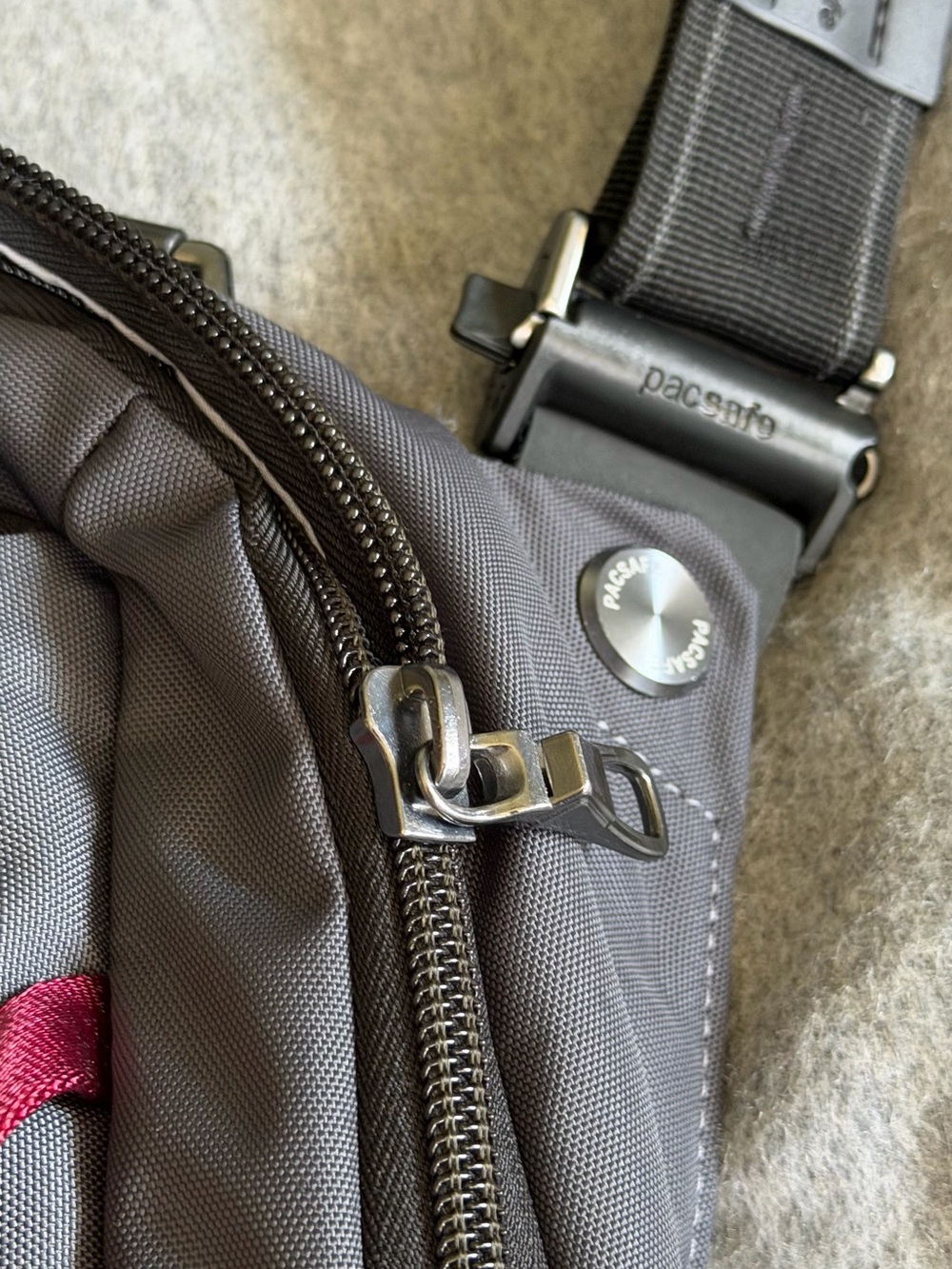 Pacsafe slate Crossbody Sling Bag - Anti-Theft - Picture 4 of 7